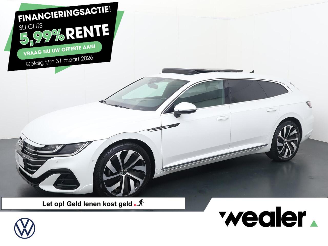 Volkswagen Arteon Shooting Brake 1.4 TSI eHybrid R-Line Business+ | 218 PK | SoH 86% | Automaat | Multifunctioneel stuurwiel | Stoelverwarming | Panoramadak | Inklapbare trekhaak |