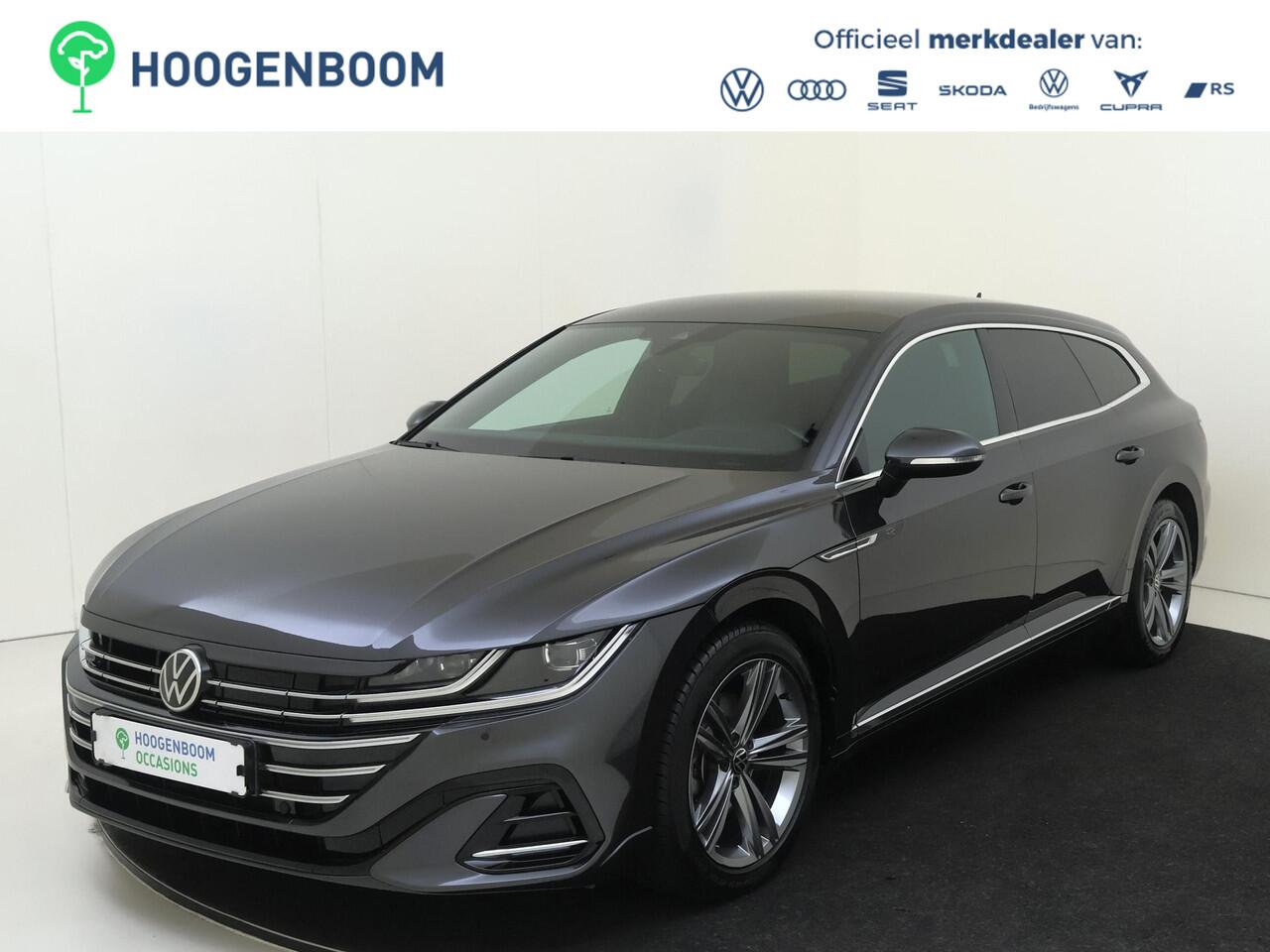 Volkswagen Arteon Shooting Brake 1.4 TSI eHybrid R-Line Business+ | SoH 90% | Trekhaak | Head-up display | Adaptieve demping | Kuipstoelen voor | Lederen bekleding | Stoel- en stuurwielverwarming | Navigatie | Dodehoek detectie |