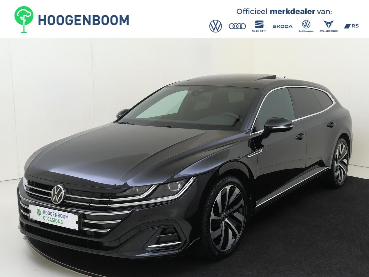Volkswagen Arteon Shooting Brake 1.4 TSI eHybrid R-Line Business+ | SoH 100% | Panoramadak | Trekhaak | Dodehoek detectie | Adaptieve demping | Kuipstoelen | Lederen bekleding | Adaptieve cruise control | Navigatie |