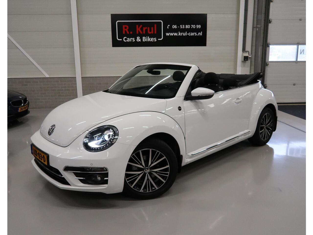 Volkswagen BEETLE (NEW) Cabriolet 1.4 TSI Sound 150pk Automaat Navigatie 1e Eigenares App connect Stoelverwarming Xenon Windscherm Dealer onderhouden Nette staat