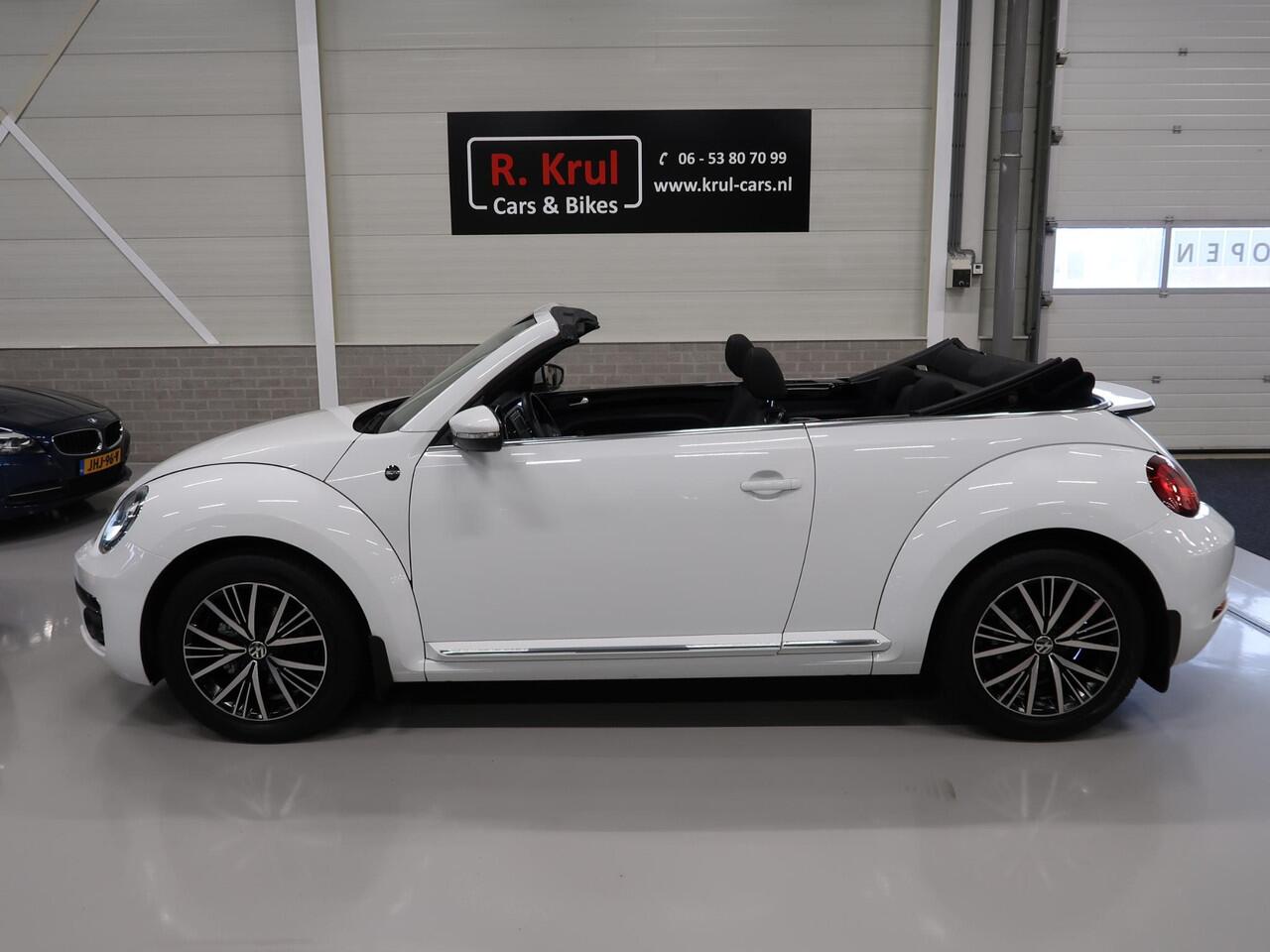 Volkswagen BEETLE (NEW) Cabriolet 1.4 TSI Sound 150pk Automaat Navigatie 1e Eigenares App connect Stoelverwarming Xenon Windscherm Dealer onderhouden Nette staat