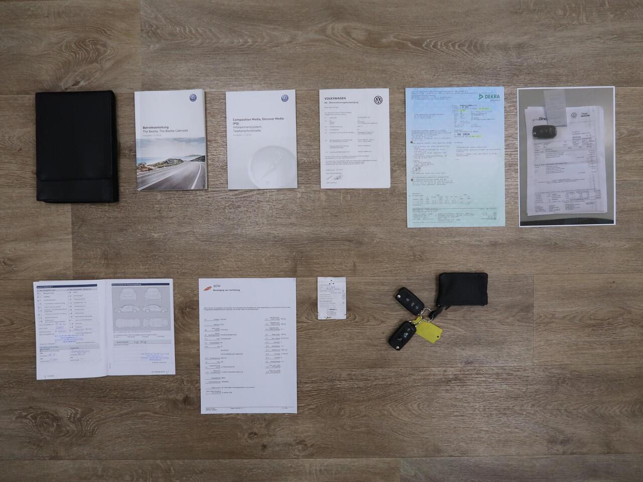 Volkswagen BEETLE (NEW) Cabriolet 1.4 TSI Sound 150pk Automaat Navigatie 1e Eigenares App connect Stoelverwarming Xenon Windscherm Dealer onderhouden Nette staat