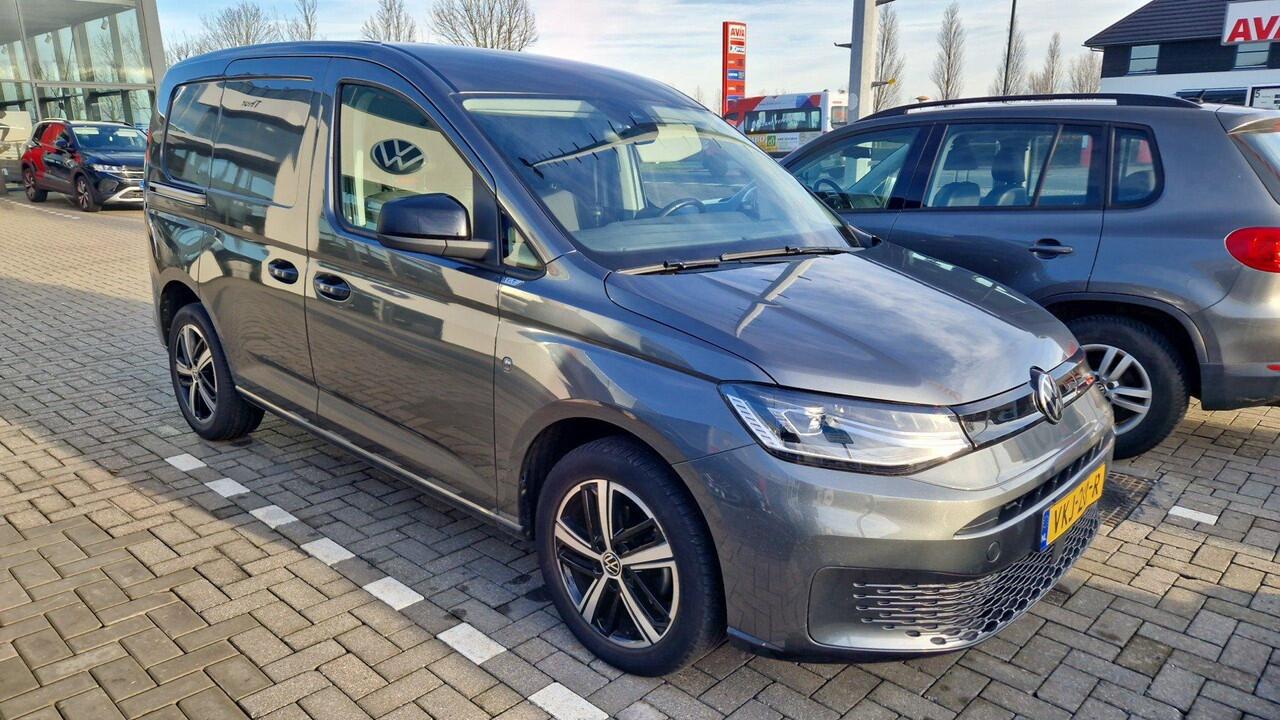 Volkswagen CADDY Cargo 2.0 TDI 1st Edition 75PK / 55kW, Adaptieve cruise control (acc), dodehoekdetectie (side assist), LED koplampen, 17" LMV, discover navigatie, digital cockpit pro, laadruimte bekleding, diefstal alarm, climatic airco, achterdeuren met ruit, parkeerse