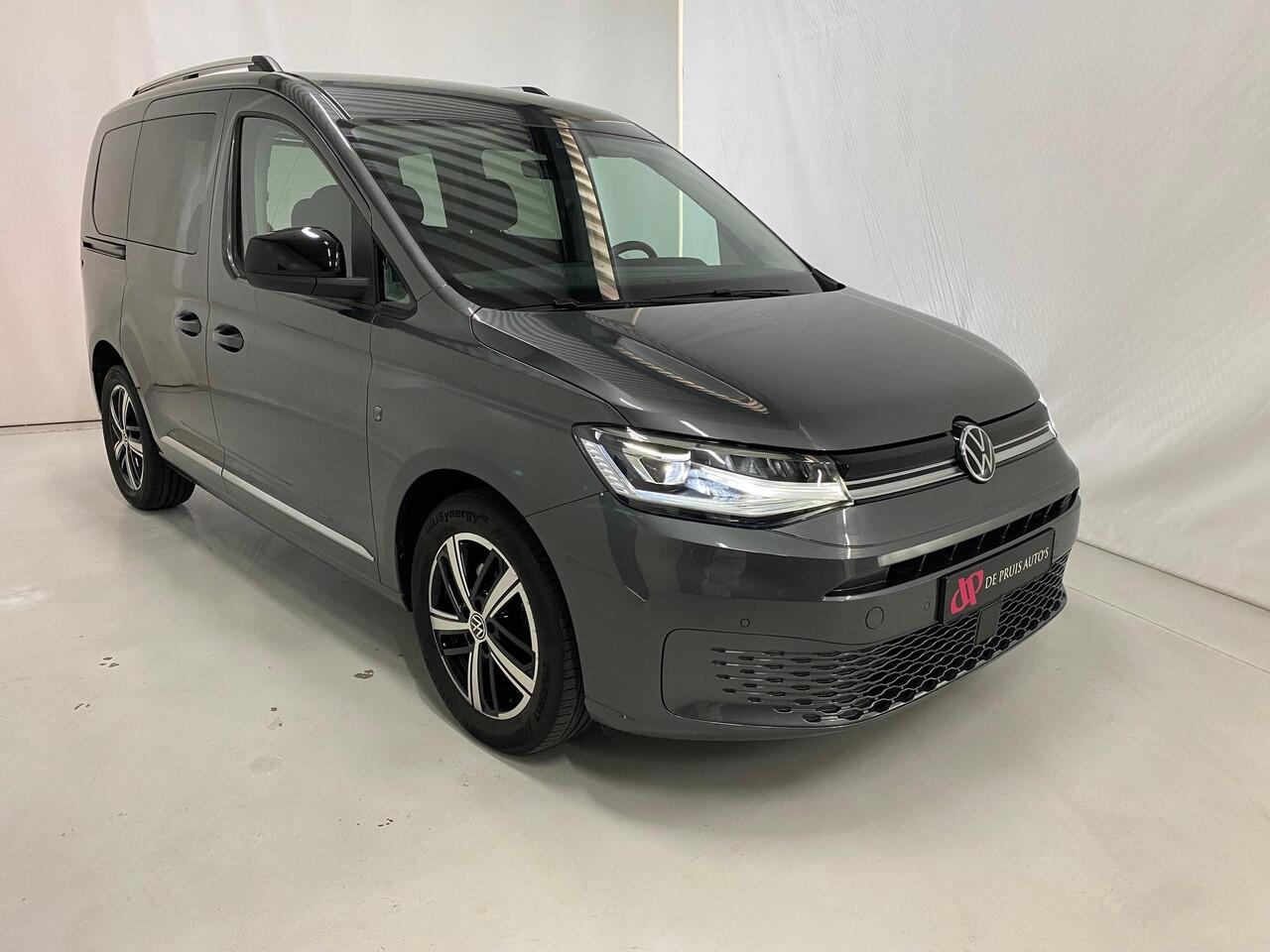 Volkswagen CADDY 1.5 TSI 5p Style Led Koplampen Leer Alcantara ACC Dakrails 17 Inch