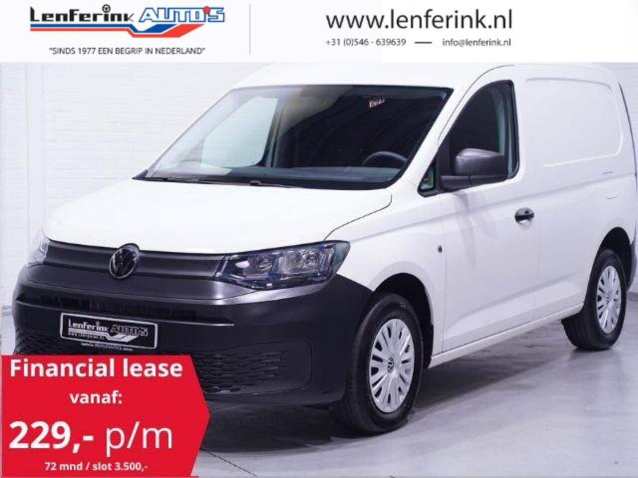 Volkswagen CADDY Cargo 2.0 TDI 102 pk Airco, Cruise Control, PDC achter Laadruimte Pakket, 2-Zits, Zware Motor