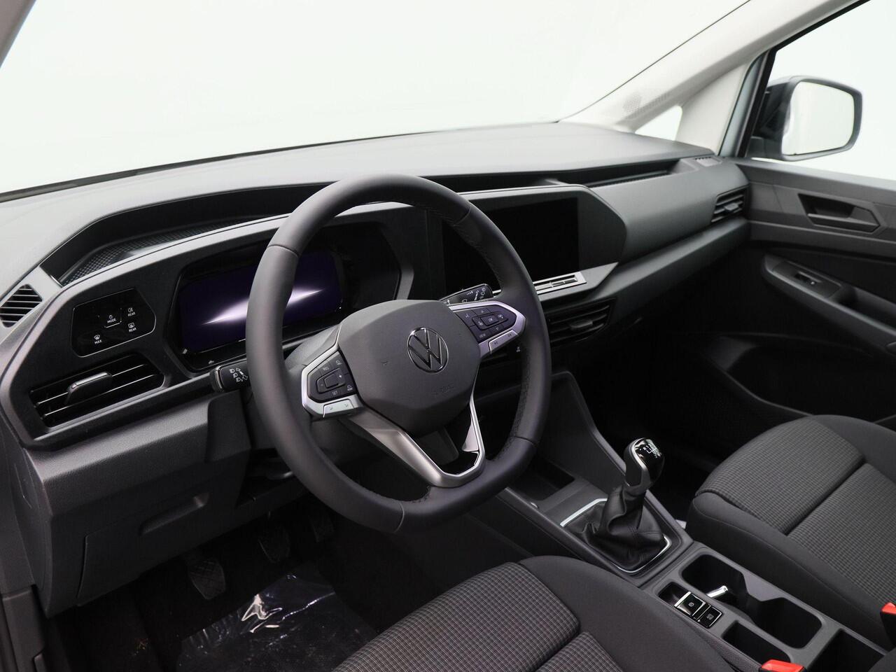 Volkswagen CADDY Cargo Style 2.0 TDI 102 pk | Achteruitrijcamera | Keyless Start | Trekhaak | Luxe tussenwand | BPM Vrij!