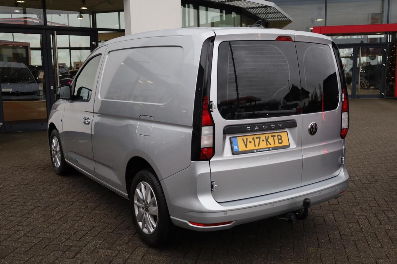 Volkswagen CADDY Cargo 2.0 TDI Style 102PK / 75kW, Draadloos Apple Carplay & Android Auto, cruise control, ErgoComfortstoelen bestuurder + bijrijder, DAB, airco, stuurwiel multifunctioneel, armleuning voorstoelen, elektrisch verstel- en verwarmbare spiegels, reservewiel