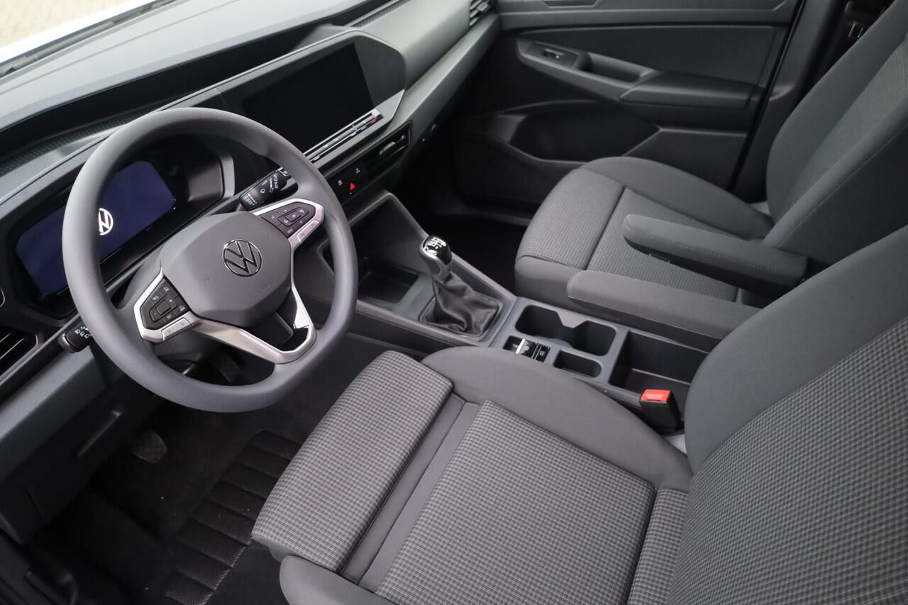 Volkswagen CADDY Cargo 2.0 TDI Style 102PK / 75kW, Draadloos Apple Carplay & Android Auto, cruise control, ErgoComfortstoelen bestuurder + bijrijder, DAB, airco, stuurwiel multifunctioneel, armleuning voorstoelen, elektrisch verstel- en verwarmbare spiegels, reservewiel