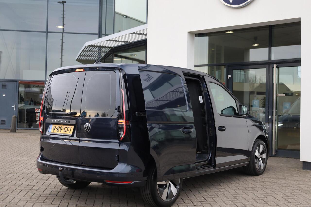 Volkswagen CADDY Cargo 1.5 TSI Style 115PK / 85kW DSG, 18" LMV, ErgoComfort stoelen met lederen bekleding, achteruitrijcamera (rear view), navigatie- en multimediapakket, adaptieve cruise control (acc), climatronic airconditioning, winterpakket, LED lichten, parkeersensor