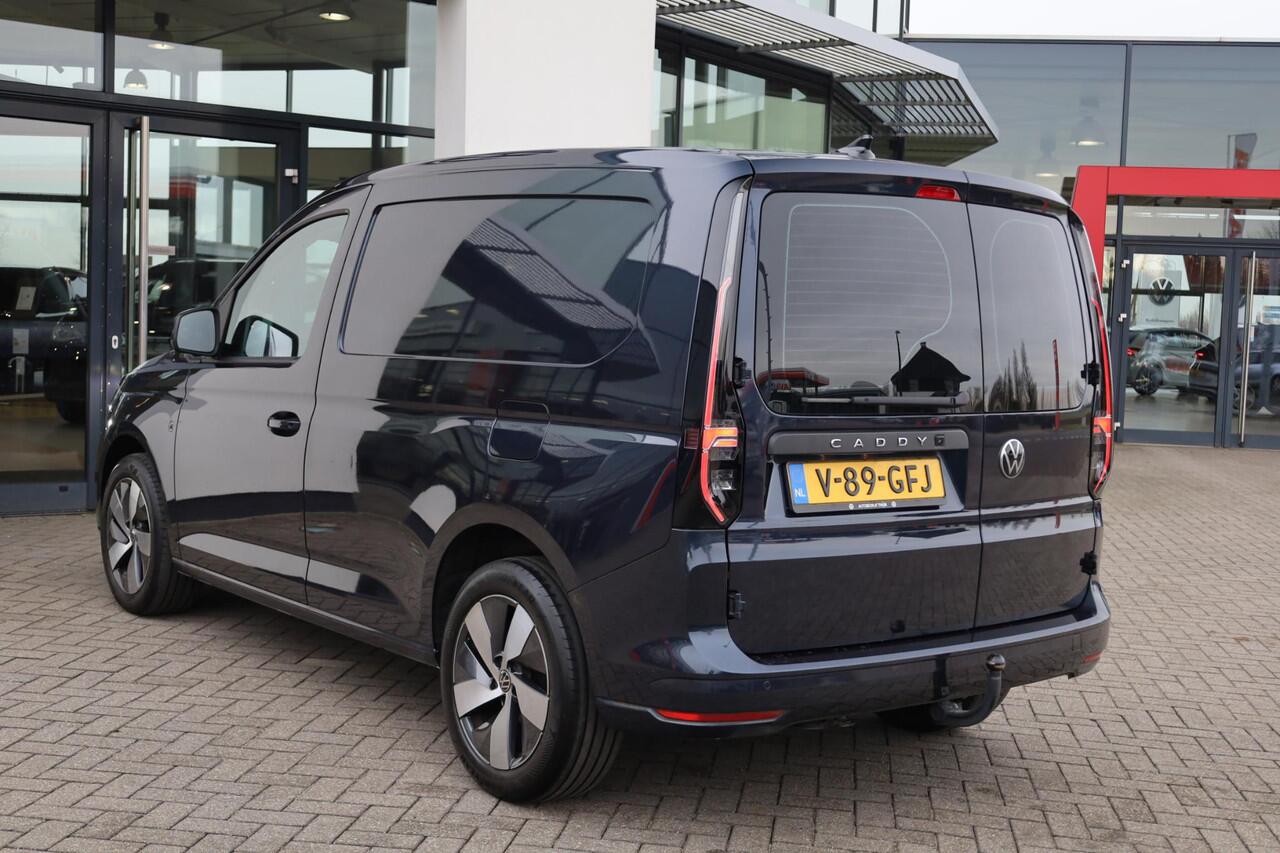 Volkswagen CADDY Cargo 1.5 TSI Style 115PK / 85kW DSG, 18" LMV, ErgoComfort stoelen met lederen bekleding, achteruitrijcamera (rear view), navigatie- en multimediapakket, adaptieve cruise control (acc), climatronic airconditioning, winterpakket, LED lichten, parkeersensor