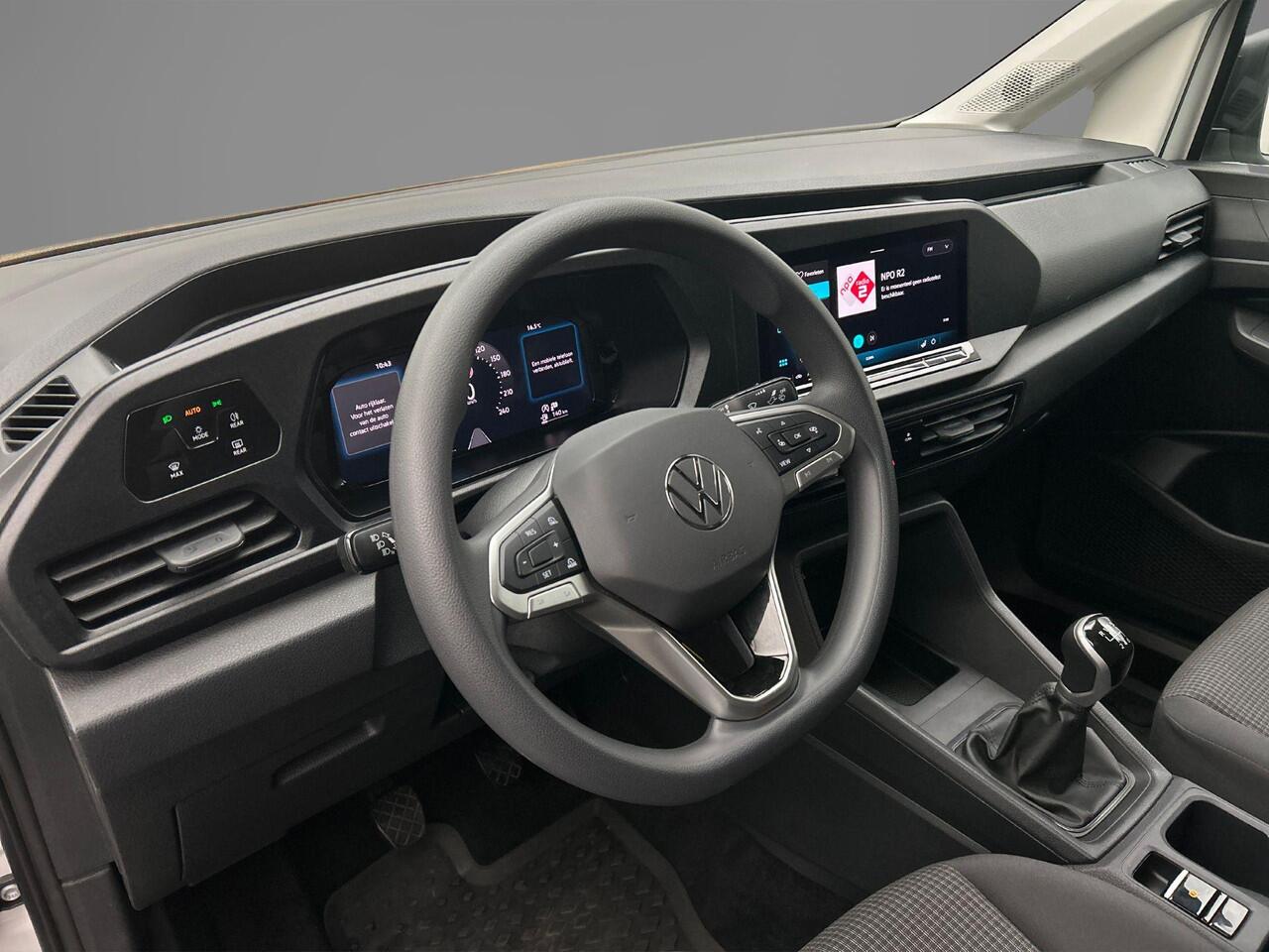 Volkswagen CADDY Cargo 2.0 TDI 102pk Comfort | Navi (AppleCarplay/AndroidAuto) | BPM-vrij| Parkeersensoren | Cruise-control | Betimmering | Sidebars