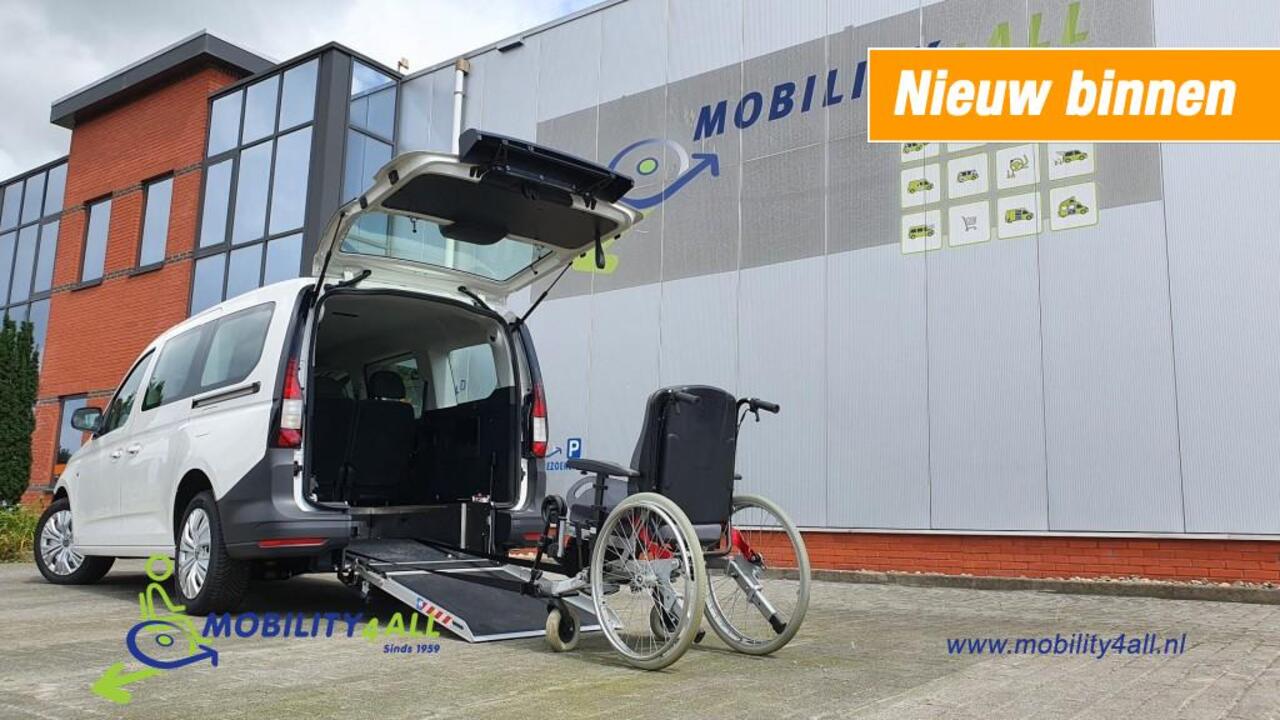 Volkswagen CADDY MAXI verlengde 5+1 Rolstoelauto's