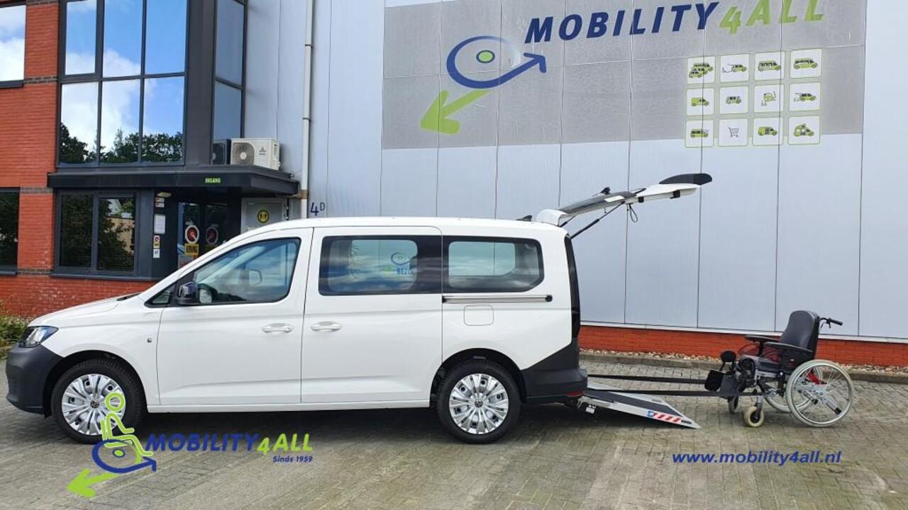 Volkswagen CADDY MAXI verlengde 5+1 Rolstoelauto's
