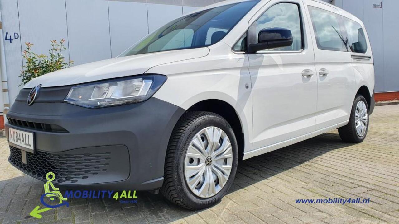 Volkswagen CADDY MAXI verlengde 5+1 Rolstoelauto's
