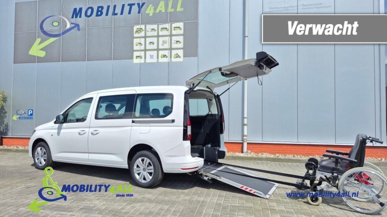 Volkswagen CADDY MAXI 6-persoons Rolstoelauto Taxi automaat