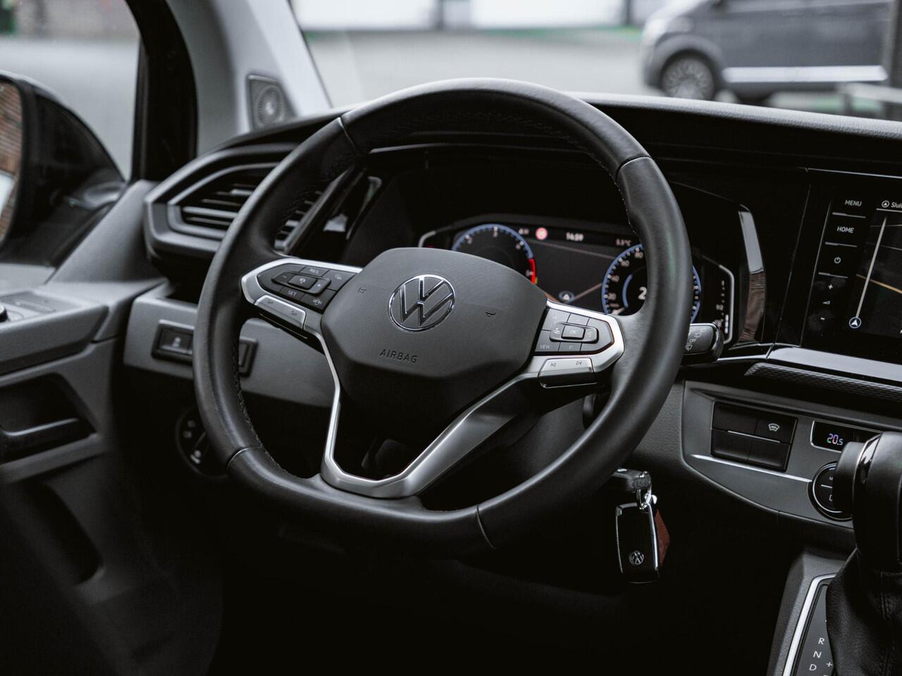 Volkswagen CARAVELLE T6.1 2.0 TDI 204 PK DSG L2H1 A-KLEP FULL OPTIONS ACC | LED | Leder | Side Assist | Privacy glass |