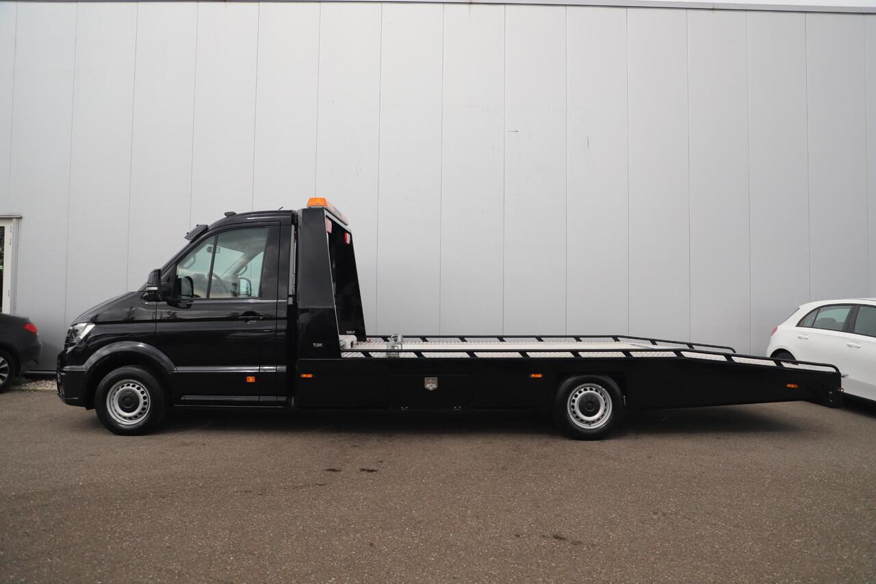 Volkswagen CRAFTER 35 2.0 TDI L4 4Motion Highline 177PK Automaat TIJHOF Luchtvering Deep Black Metallic Stuur & Stoelverwarming Navigatie Carplay Android Full LED 1290KG Laadvermogen!