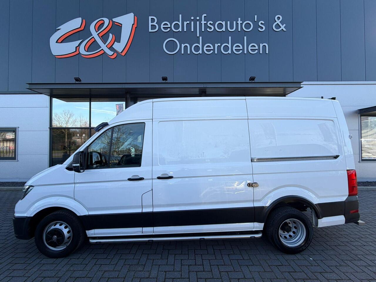 Volkswagen CRAFTER 50 2.0 TDI L3H3 DL Highline brandschade, dubbellucht, automaat, cruise, airco, BTW