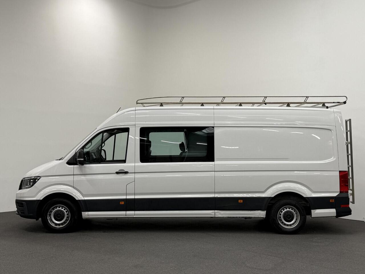Volkswagen CRAFTER 35 2.0 TDI L4H3 Dubbele Cabine Automaat Navi Airco Cruise Control Imperiaal&Ladder Trekhaak