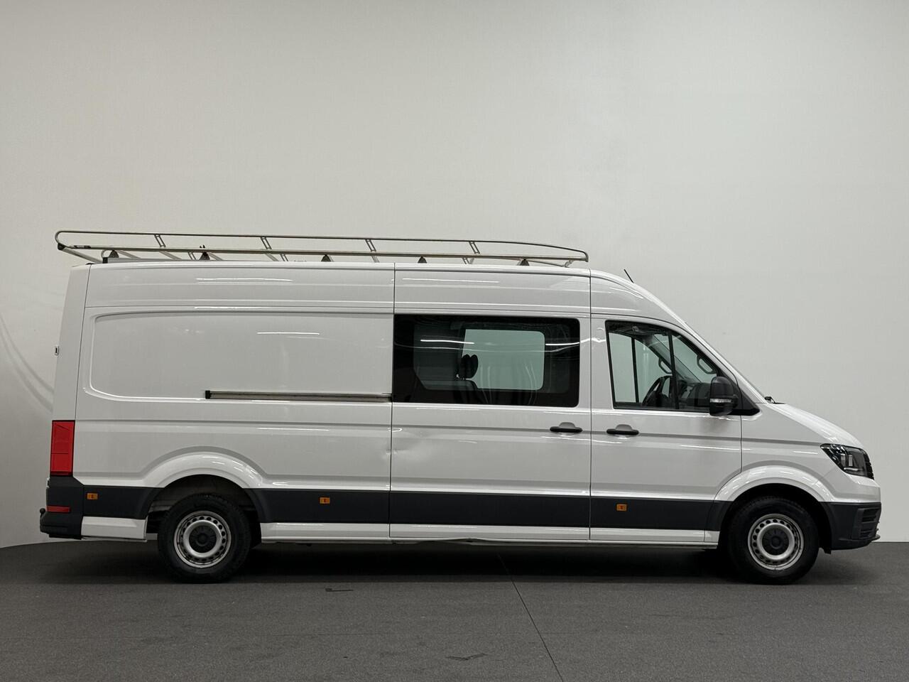 Volkswagen CRAFTER 35 2.0 TDI L4H3 Dubbele Cabine Automaat Navi Airco Cruise Control Imperiaal&Ladder Trekhaak