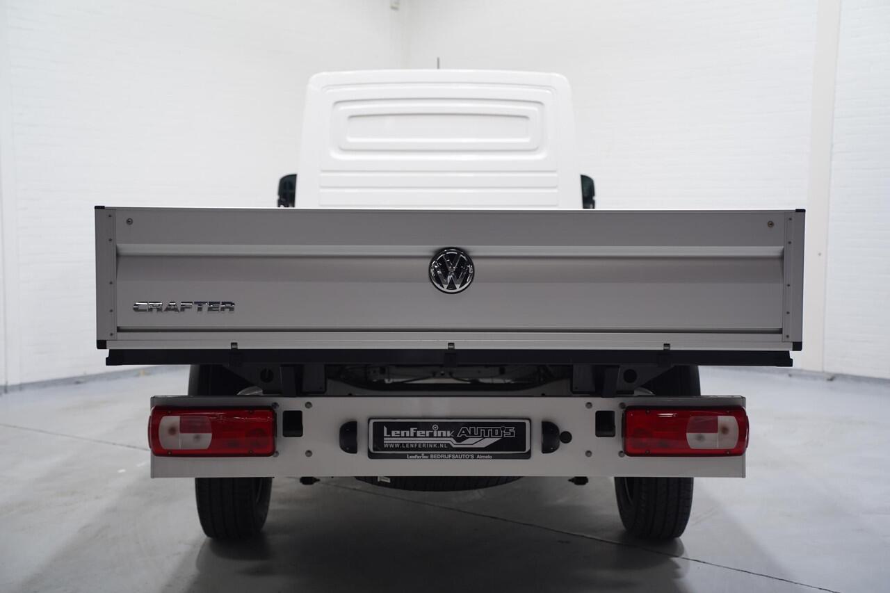 Volkswagen CRAFTER 2.0 TDI 140 pk L4 Pick Up / Open Laadbak Airco Cruise Control, 3-Zits, LxBxH 430x203x40 cm