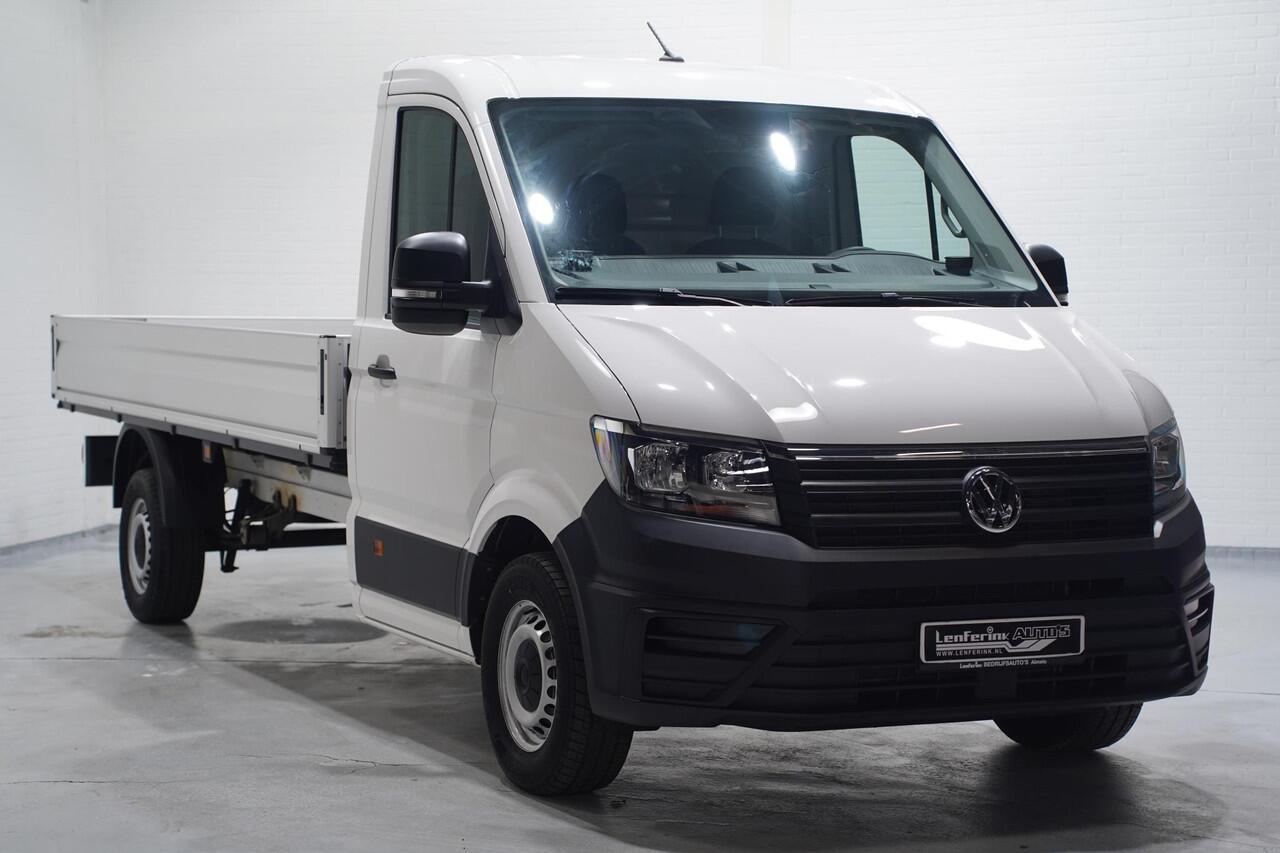 Volkswagen CRAFTER 2.0 TDI 140 pk L4 Pick Up / Open Laadbak Airco Cruise Control, 3-Zits, LxBxH 430x203x40 cm
