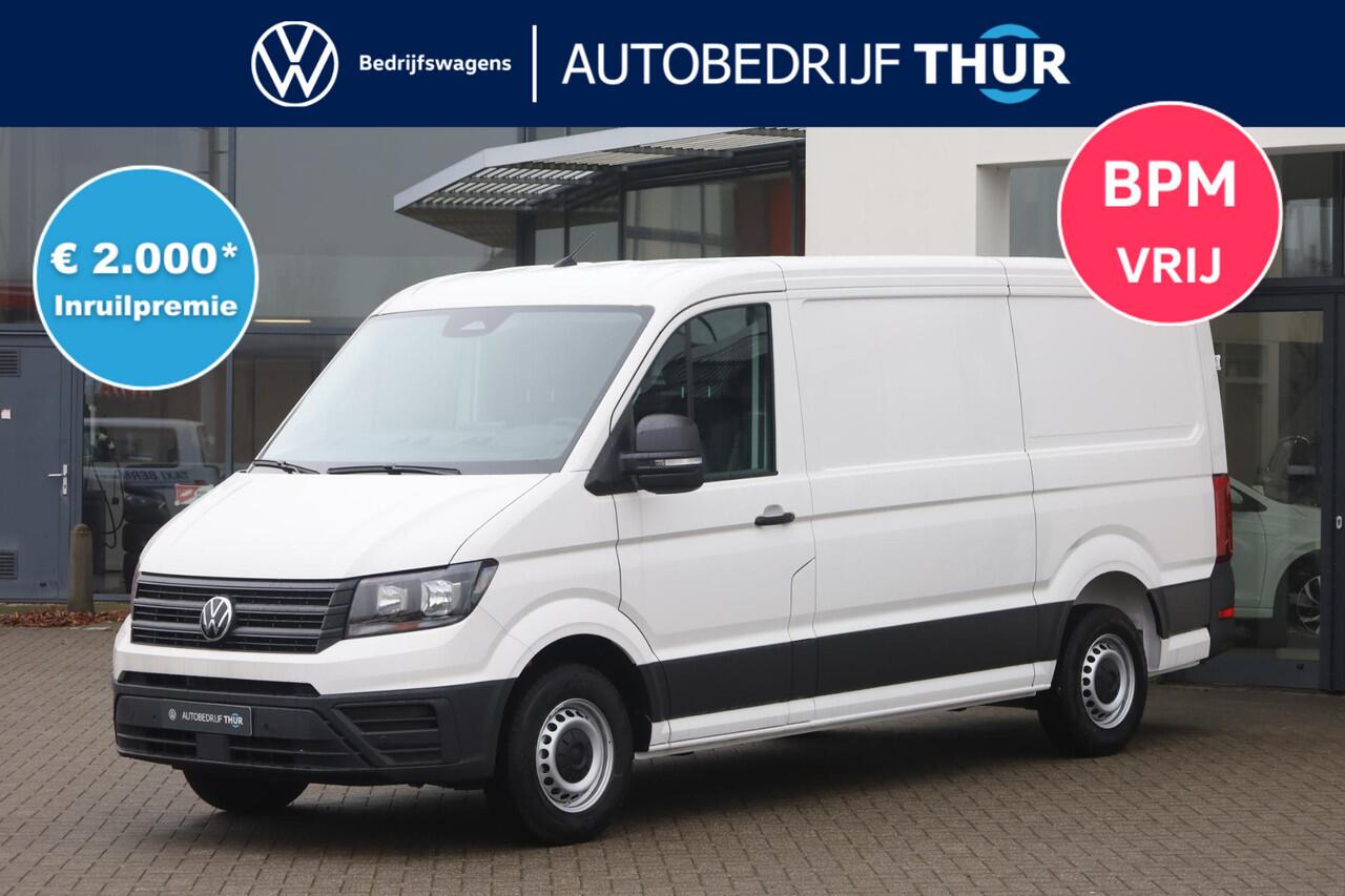 Volkswagen CRAFTER 30 2.0 TDI L3H2 Trendline 140PK / 103kW, Apple Carplay & Android Auto, navigatie, achteruitrijcamera (rear view), comfort bestuurdersstoel, bijrijdersbank met opbergvak, parkeersensoren voor en achter (pdc), rijstrooksensor met correctie (Lane Assist), ai