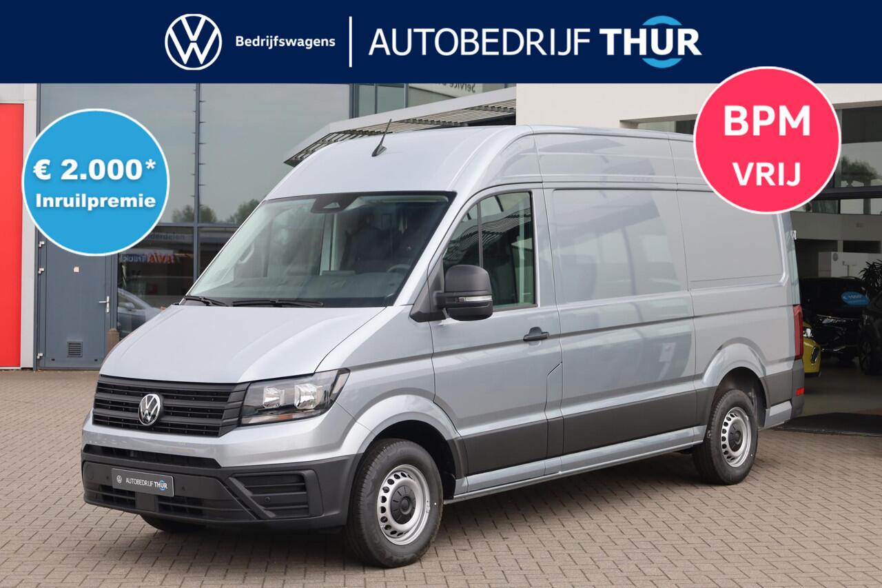 Volkswagen CRAFTER 35 2.0 TDI L3H3 Trendline 140Pk / 103kW Draadloos Apple Carplay & Android Auto, achteruitrijcamera, bijrijdersbank incl. opbervak, airco, cruise control, parkeersensoren voor + achter, licht- en regensensor, Digital Cockpit, verstelbare lendensteun bestuu