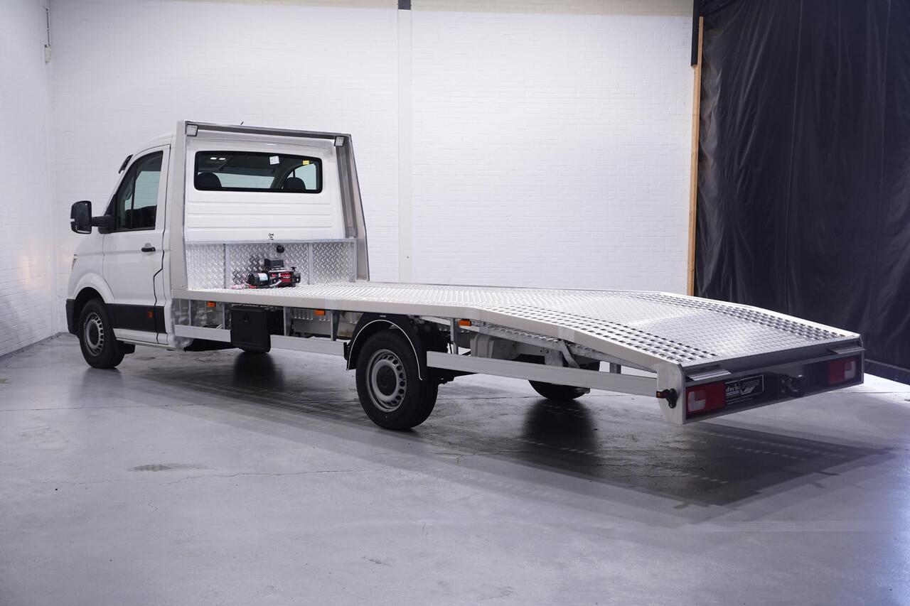 Volkswagen CRAFTER 2.0 TDI 140 pk L4 Autotransporter Airco, Cruise Control, Trekhaak 3.000 kg, BPM vrij, 3-Zits