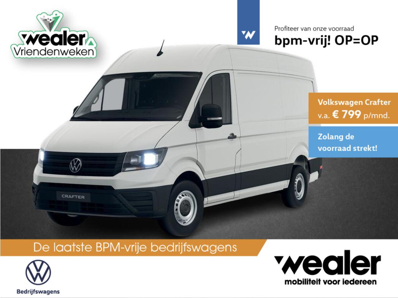 Volkswagen CRAFTER Bedrijfswagens Highline L3 2.0 TDI EU6 103 kW (140 pk) GVW 3.0T W