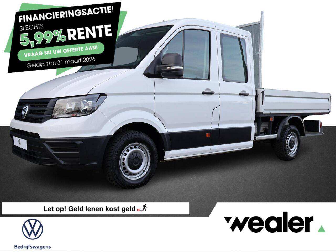 Volkswagen CRAFTER 35 2.0 TDI L3 DC Trendline | 140 PK | Cruise control | Navigatiesysteem | Apple CarPlay / Android Auto |