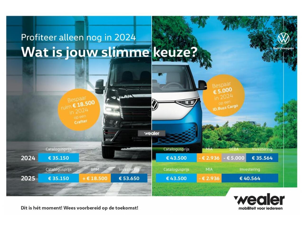 Volkswagen CRAFTER Bedrijfswagens Trendline L3 2.0 TDI EU6 103 kW (140 pk) GVW 3.0T WB 3640 MM 6 versn. Hand F