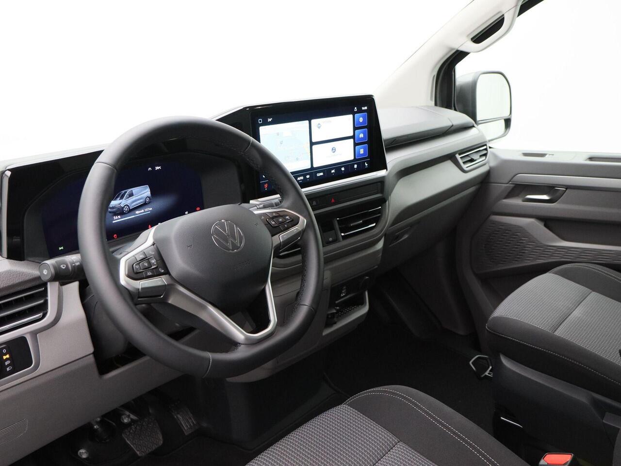 Volkswagen E-Transporter Style Intro L2 286 pk | 19" LM | Side Bar | Trekhaak | Camera | Stoelverwarming | Voorruit Verwarming | Carplay | Dodehoek Detectie | Schuifdeur Rechts |