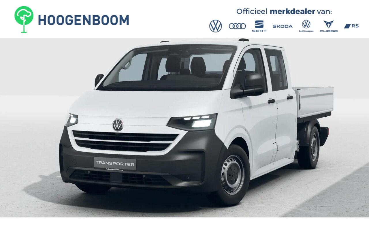 Volkswagen E-Transporter Bedrijfswagens Pick-up Dubbele Cabine 100 kW (136 pk) 64 kWh Elektrische aandrijving R | Pick Up | Trekhaak, vast | Dubbele Cabine | Robuust kunstleder | Bijrijdersbank | Alarm | Bestuurdersassistentiepakket