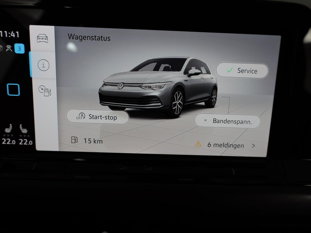 Volkswagen GOLF 1.5 eTSI Style 130 PK DSG (Automaat) | Navigatie | Stoel- en stuurverwarming | keyless entry | Parkeer camera | Standkachel |