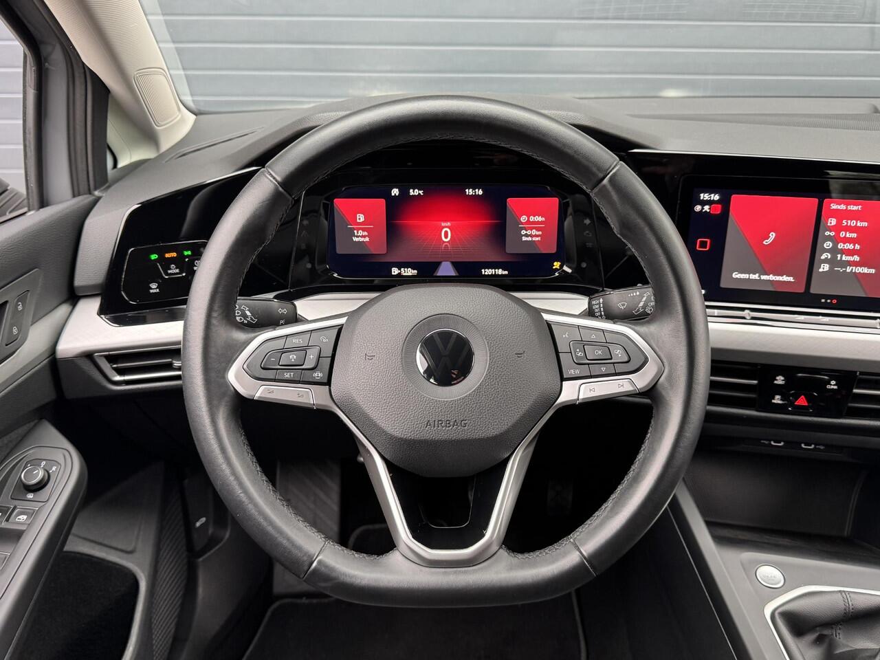 Volkswagen GOLF 1.0 TSI LIFE I ADAPTIVE CRUISE CONTROL I SFEERVERLICHTING I 17" LICHT METALEN VELGEN