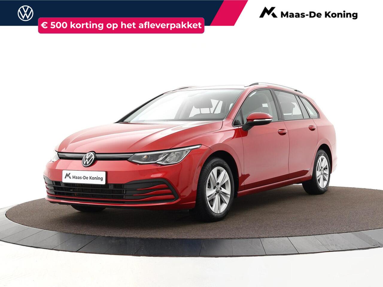 Volkswagen GOLF Variant 1.0 eTSI 110pk DSG Life · Camera · ACC · Inklap. Trekhaak · Apple/Android Car Play · Clima · Navigatie · Verkeersbord Detectie · Garantie t/m 03-07-2027 of 100.000