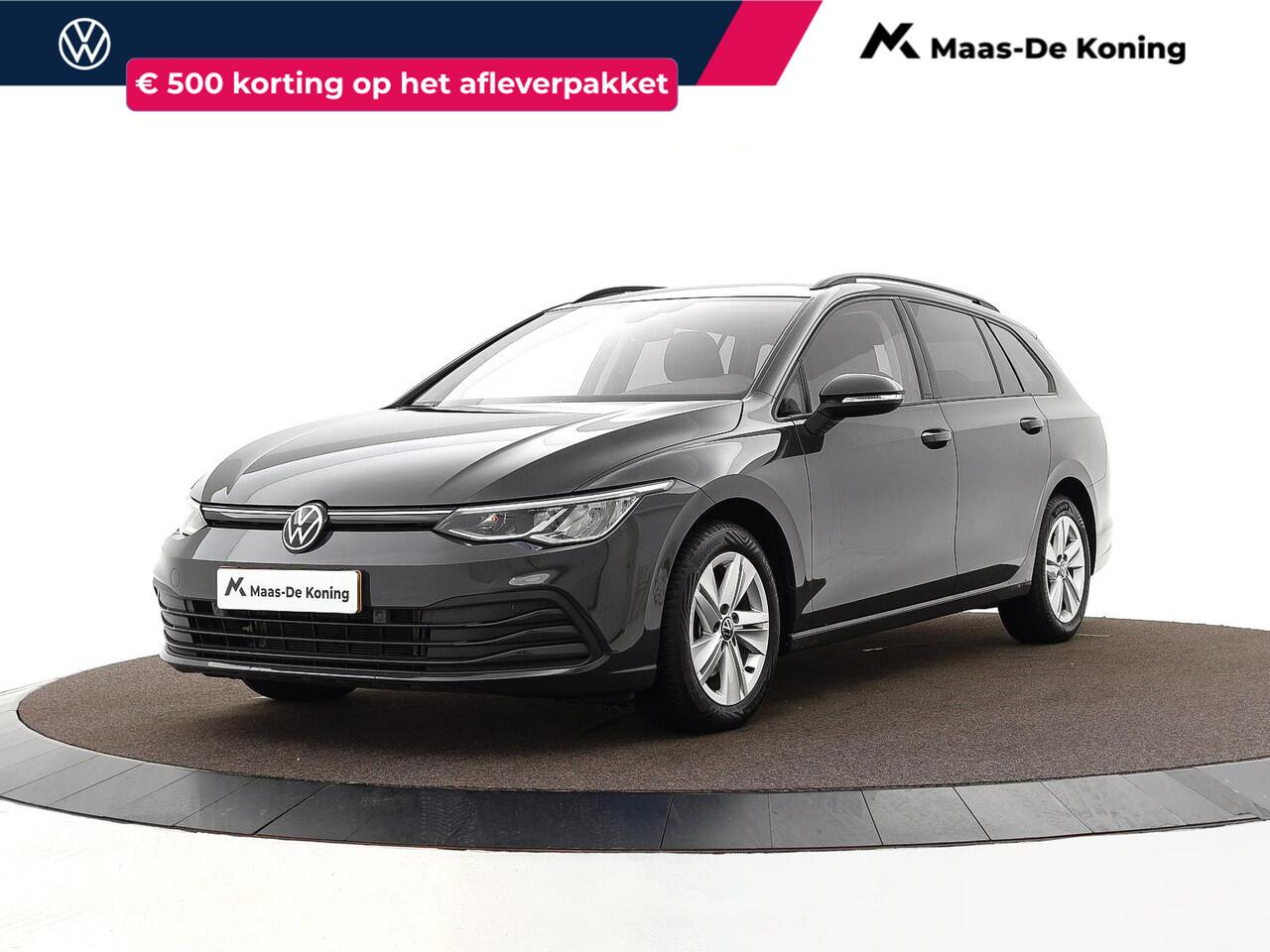 Volkswagen GOLF Variant 1.0 110pk eTSI DSG Life · Camera · Keyless · Apple/Android Car Play · Elek. Trekhaak · Navigatie · P-Sensoren · 16'' Inch · Garantie t/m 13-06-2027 of 100.000km