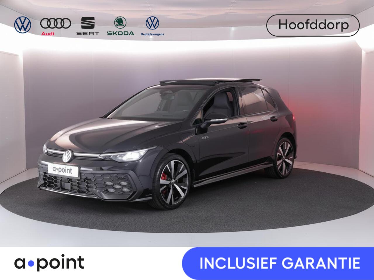 Volkswagen GOLF 1.5 eHybrid GTE 272PK PHEV | Verlengde garantie | Navigatie | Panorama dak | Black Style | 18" Lm velgen | Multimedia pakket plus |