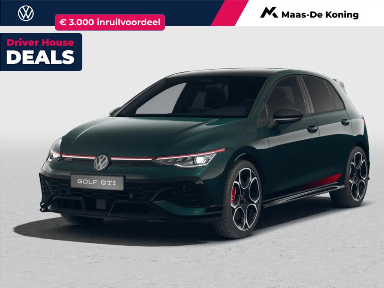 Volkswagen GOLF GTI Clubsport Edition 50 2.0 325 PK 7 versn. DSG · Assistance Pakket Plus · Leder Pakket 'Vienna' · Multimedia Pakket Plus · Panoramaschuif-kanteldak · Stuurwiel, verwarmd, multifunctioneel en met ArtVelours bekleed ·