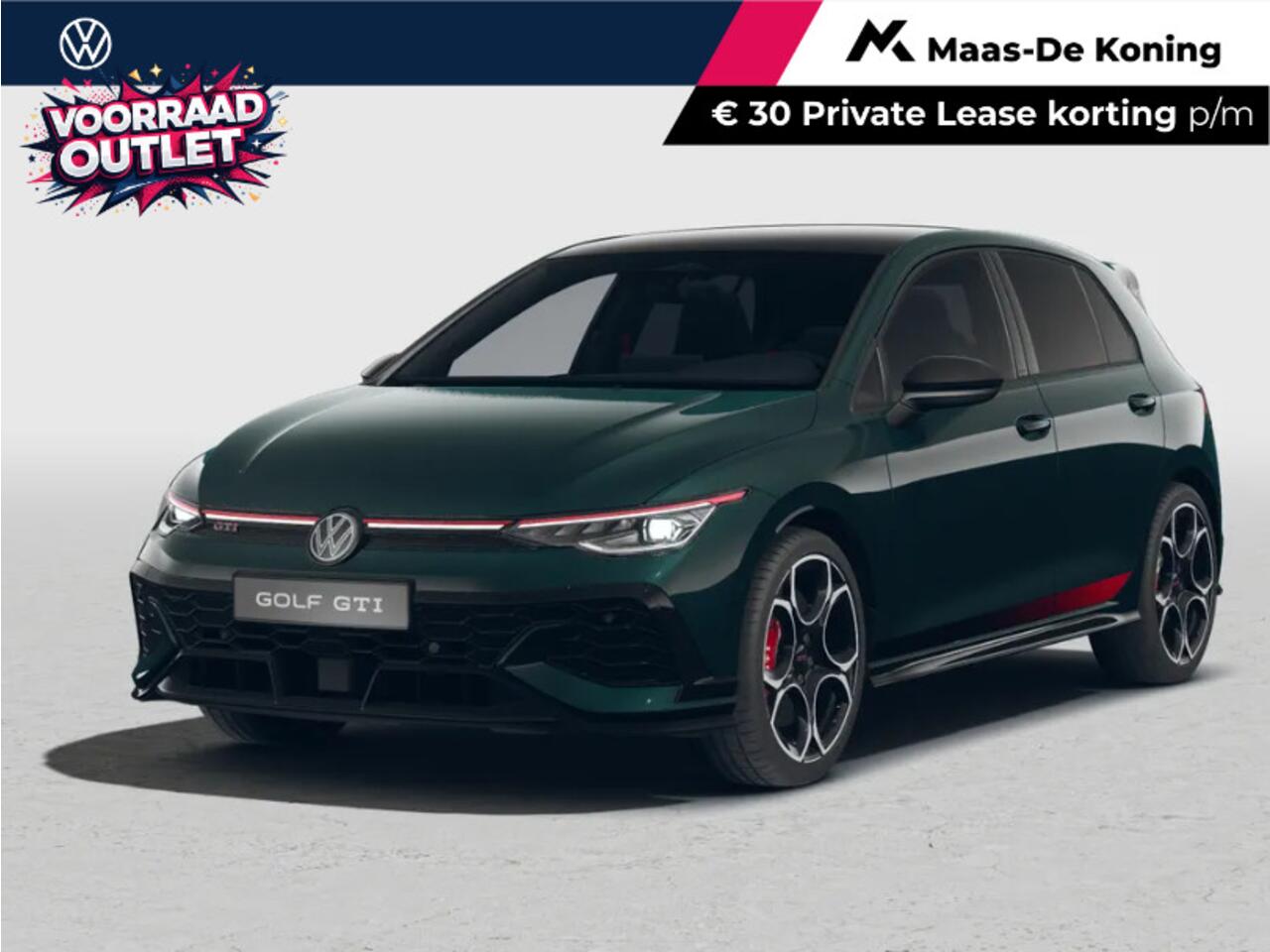 Volkswagen GOLF GTI Clubsport Edition 50 2.0 325 PK 7 versn. DSG · Assistance Pakket Plus · Leder Pakket 'Vienna' · Multimedia Pakket Plus · Panoramaschuif-kanteldak · Stuurwiel, verwarmd, multifunctioneel en met ArtVelours bekleed ·