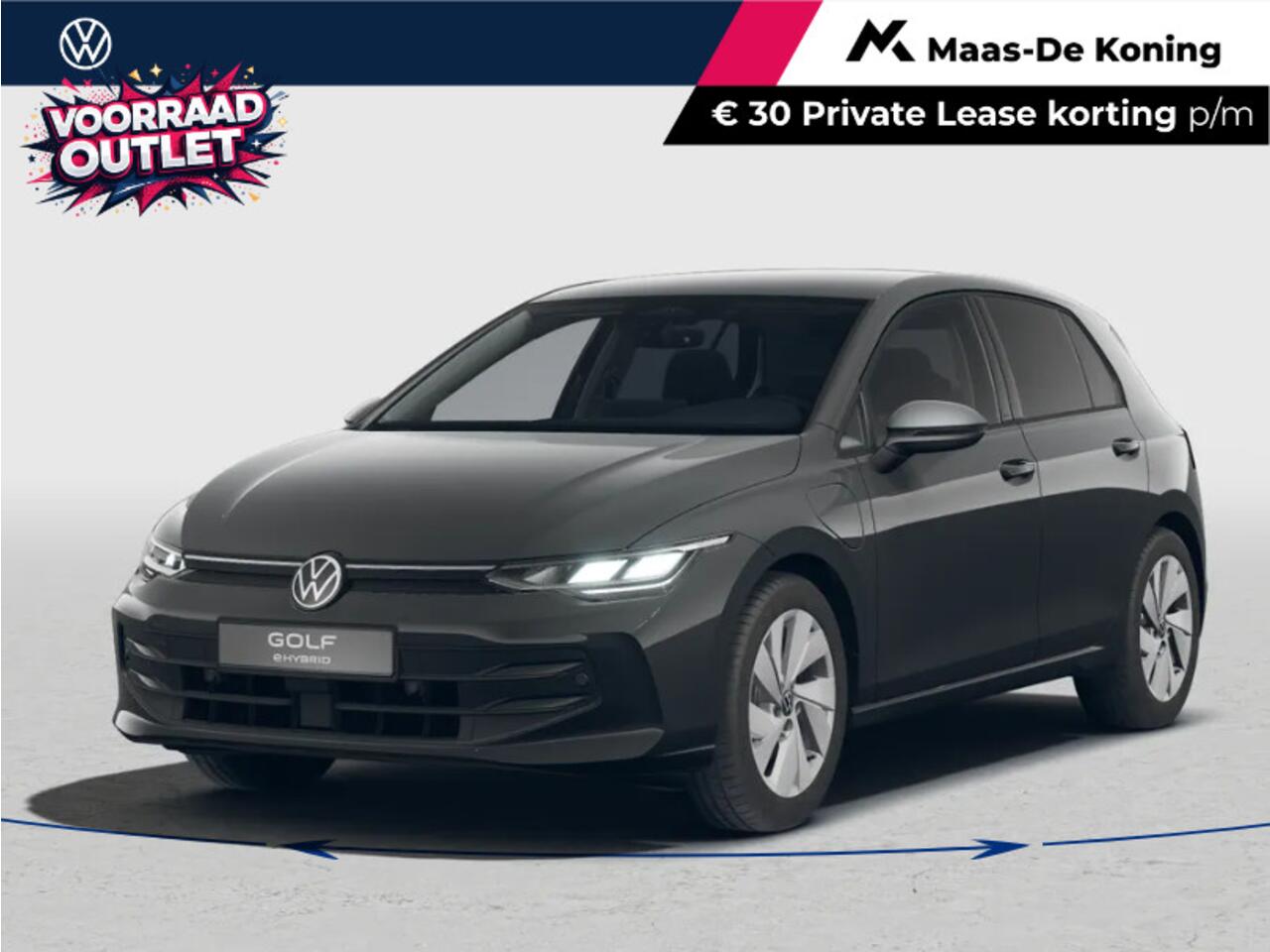 Volkswagen GOLF Life Edition 1.5 eHybrid 204 PK 6 versn. DSG PRIVATE LEASE VANAF ¤459P/M · Draadloze telefoonlader · Achteruitcamera · Voorraad OUTLET · Prijs is inclusief inruilpremie ·