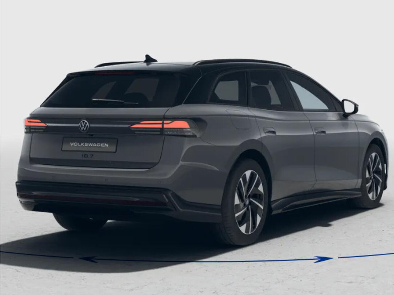 Volkswagen ID ID.7 Tourer Pro Limited Edition 77 kWh accu 286 PK · Stuurwiel verwarmd · Draadloze telefoonlader · 360 Rondomzicht camera ·