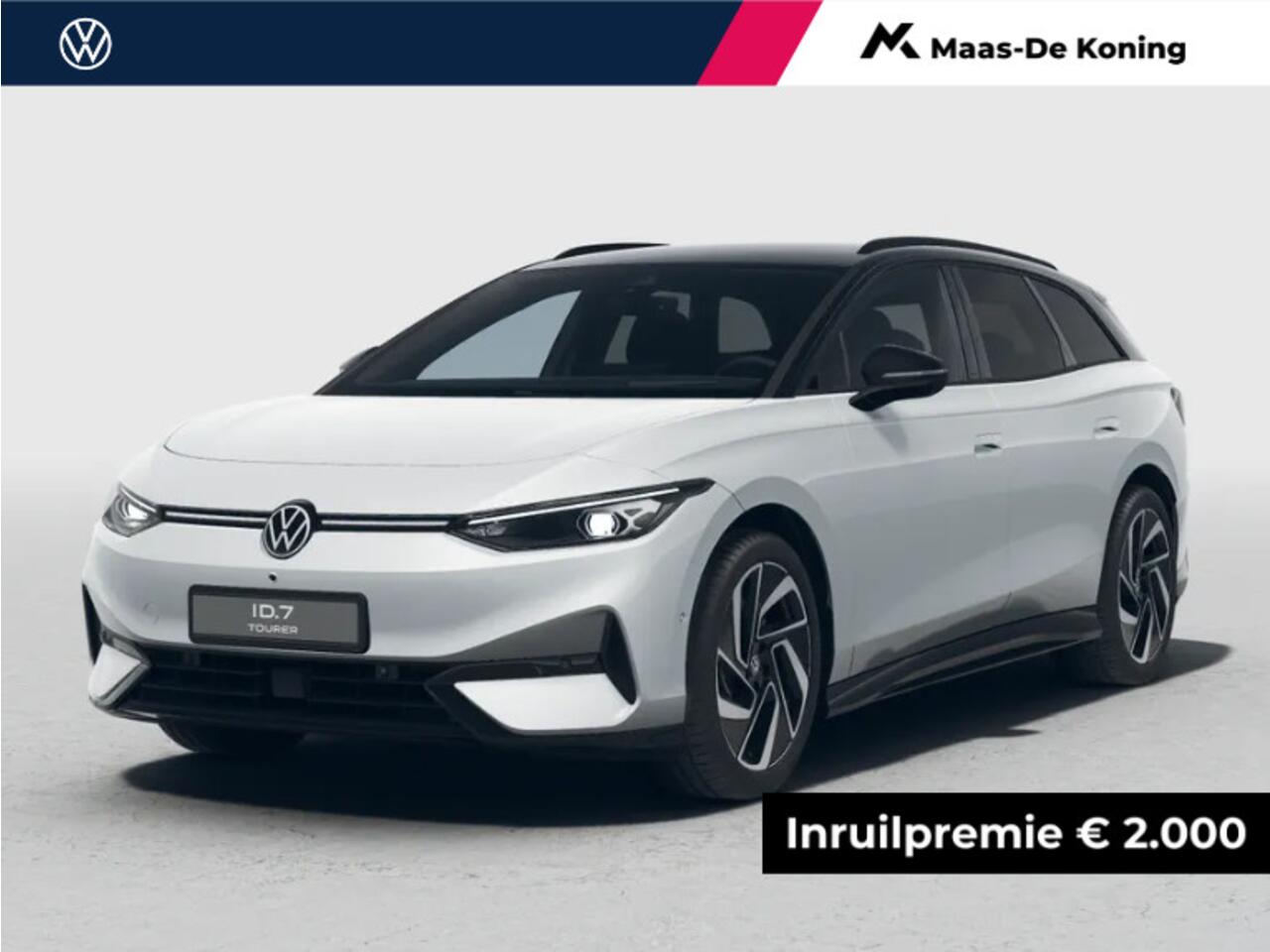 Volkswagen ID ID.7 Tourer Pro Limited Edition 77 kWh accu 286 PK · Stuurwiel verwarmd · Draadloze telefoonlader · 360 Rondomzicht camera ·