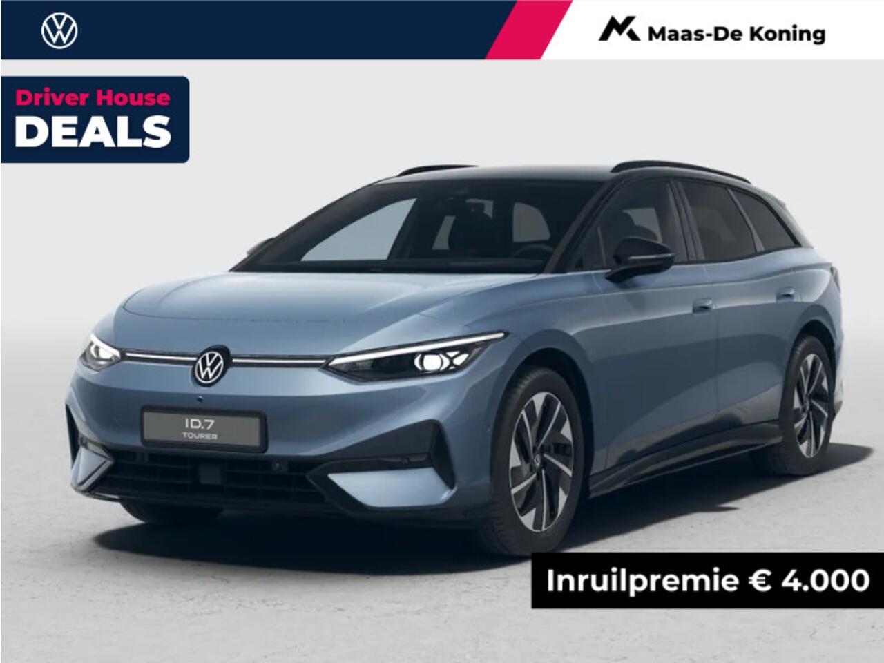 Volkswagen ID ID.7 Tourer Pro Limited Edition 77 kWh accu 286 PK · Draadloze telefoonlader · 360 camera · verwarmde voorstoelen · Trekhaak inklapbaar, met elektrische ontgrendeling ·