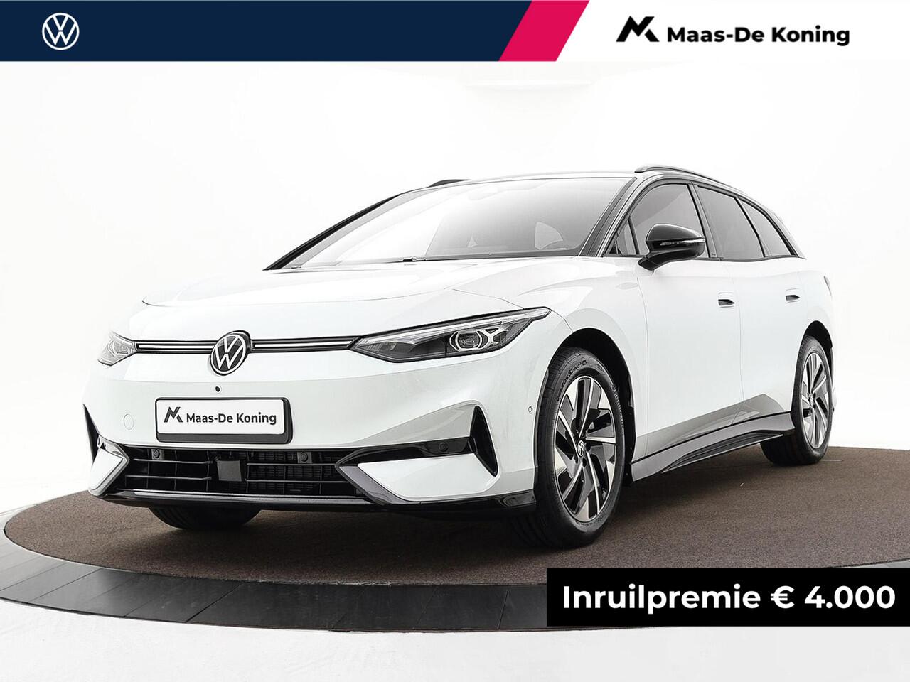 Volkswagen ID ID.7 Tourer Limited Edition 77 kWh accu 286 PK · verwarmd stuurwiel · Draadloze telefoonlader · Prijs is inclusief inruilpremie ·
