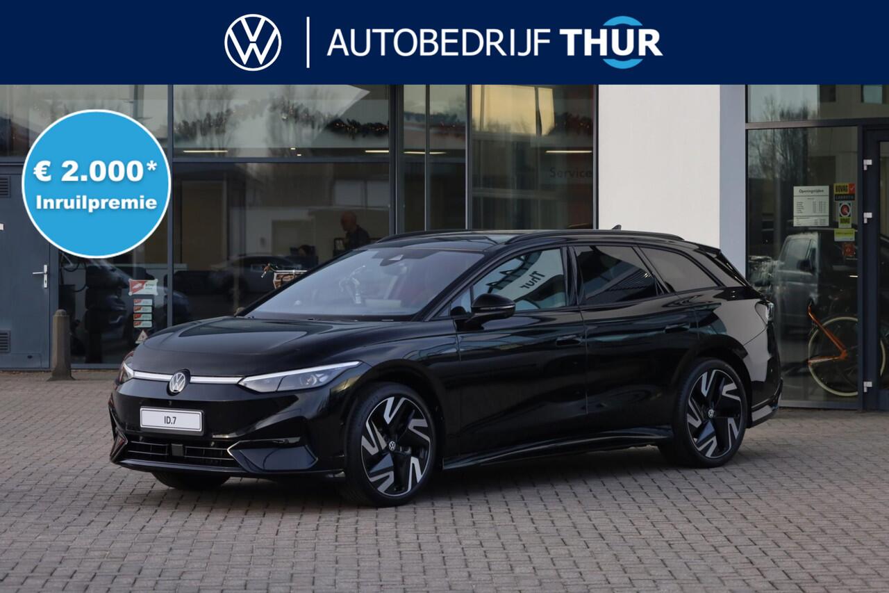 Volkswagen ID ID.7 Tourer Pro S Limited Edition 86 kWh 286PK / 210kW LED Matrix IQ.Light, 360º camera, panoramadak, verwarmbare voorstoelen met massagefunctie en geheugen, Apple Carplay & Android Auto, head-up display, dodehoekdetectie (Side Assist), draadloos telefoon