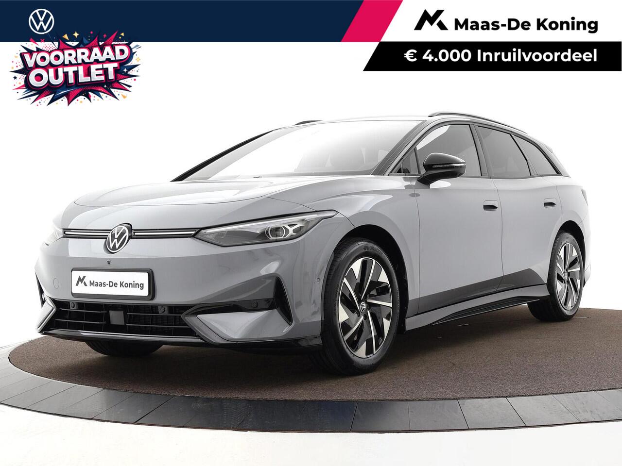 Volkswagen ID ID.7 Tourer Limited Edition 77 kWh accu 286 pk · verwarmd stuurwiel · Draadloze telefoonlader · Voorraad OUTLET · Prijs is inclusief inruilpremie ·