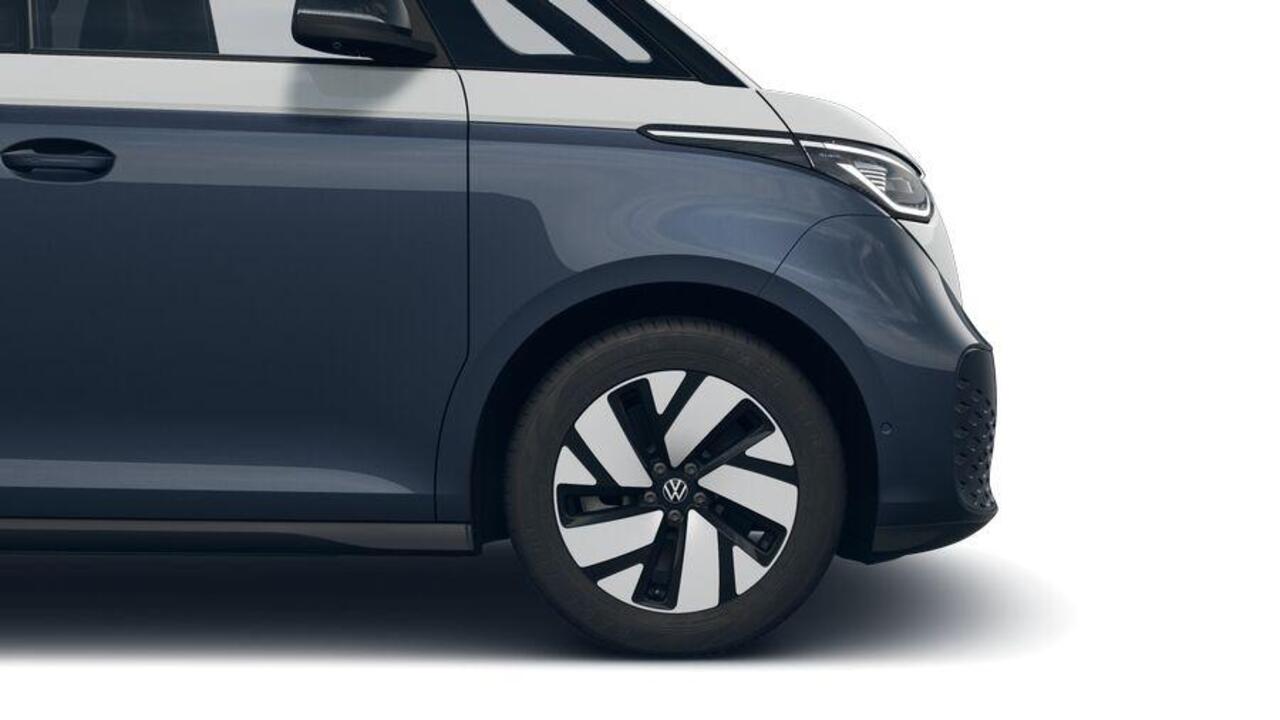 Volkswagen ID. Buzz Bedrijfswagens Pro Bulli 210 kW (286 pk) Elektromotor 7pers | 19 inch lichtmetaal | 7 zits pakket | Levering 2026 | Design Pakket | Interieur Pakket 'ArtVelours' inclusief zwart stuurwiel | Trekhaak |