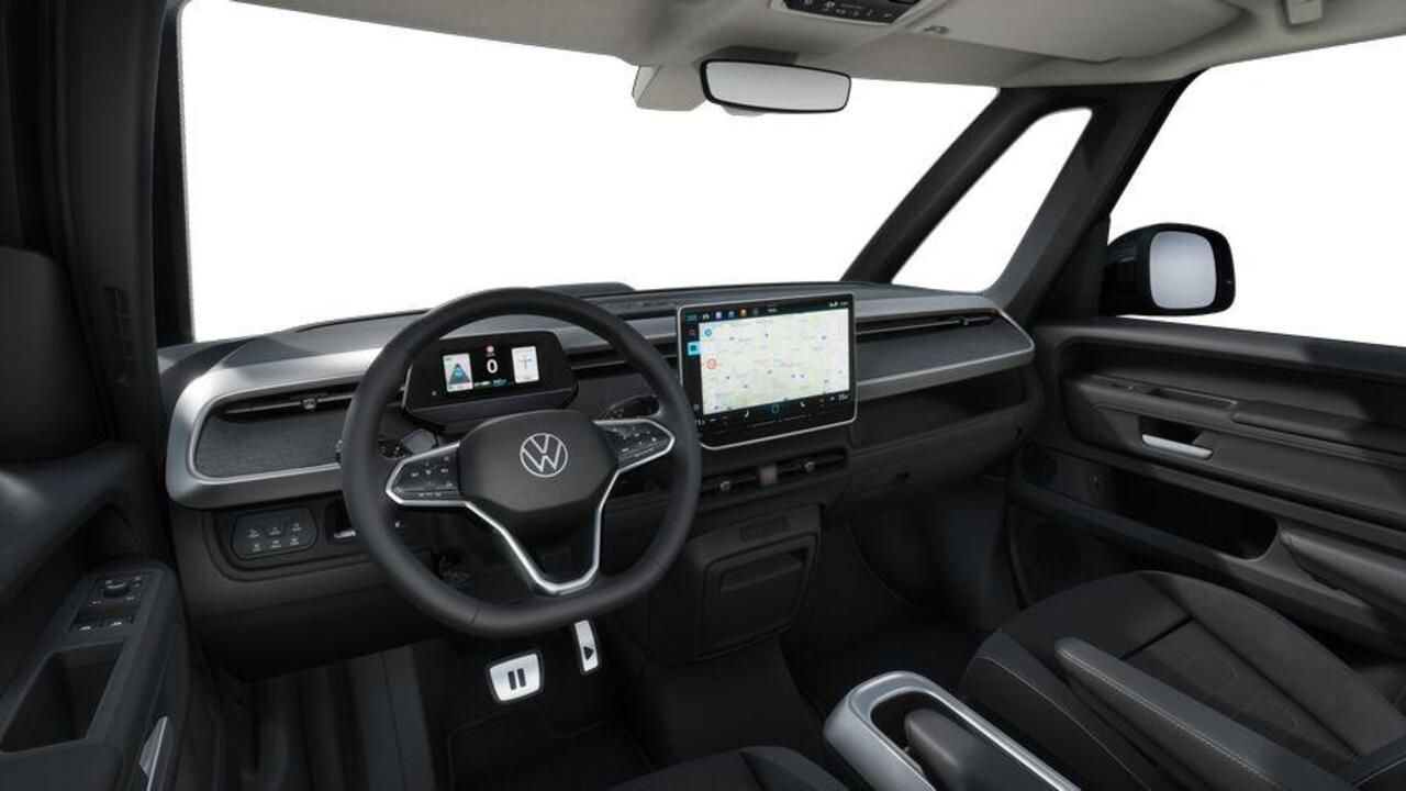 Volkswagen ID. Buzz Bedrijfswagens Pro Bulli 210 kW (286 pk) Elektromotor 7pers | 19 inch lichtmetaal | 7 zits pakket | Levering 2026 | Design Pakket | Interieur Pakket 'ArtVelours' inclusief zwart stuurwiel | Trekhaak |